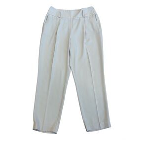 MAISON Cinqcent light cream beige ankle pants Sz 10